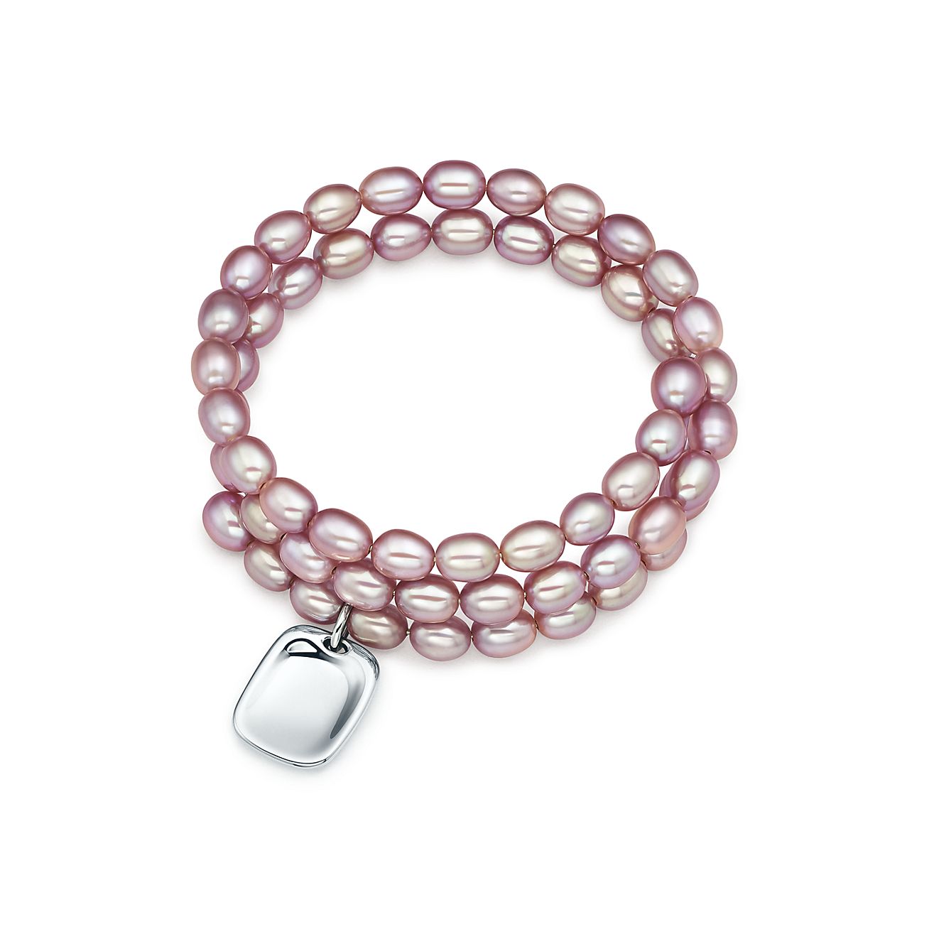 freshwater pearl bracelet with charm