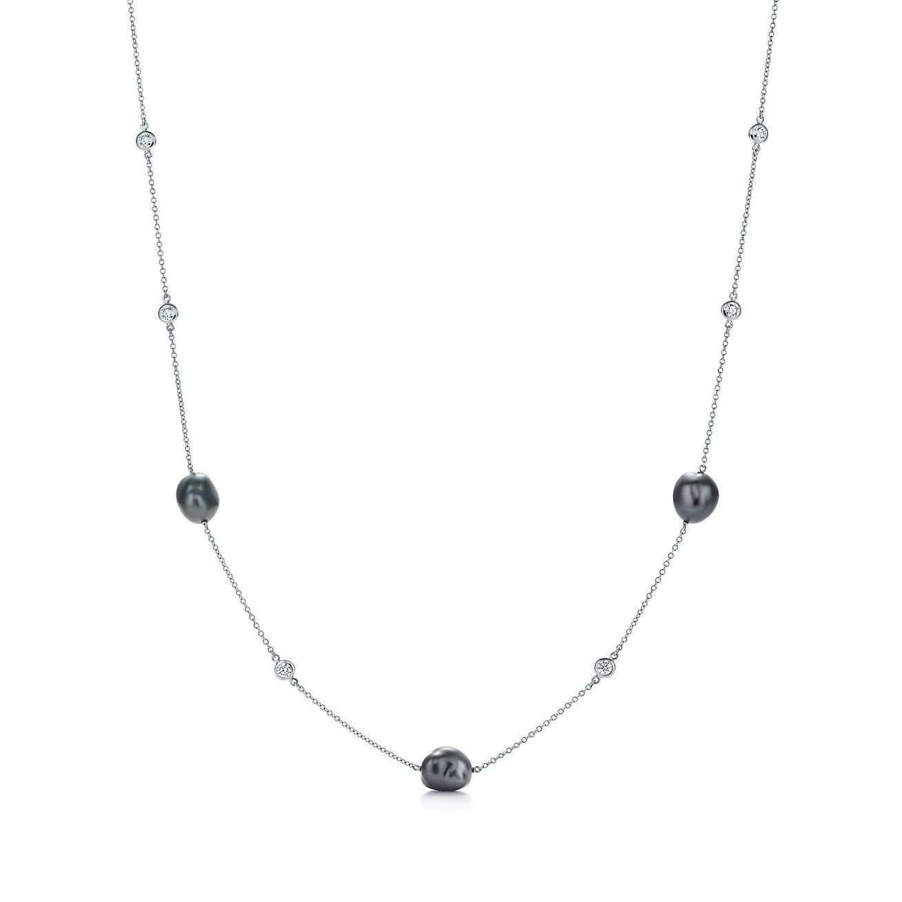 tiffany tahitian pearl necklace