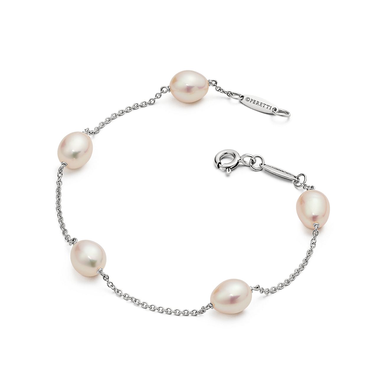 Elsa Peretti® Pearls by the Yard™ bracelet in sterling silver. - Alternate shot 1