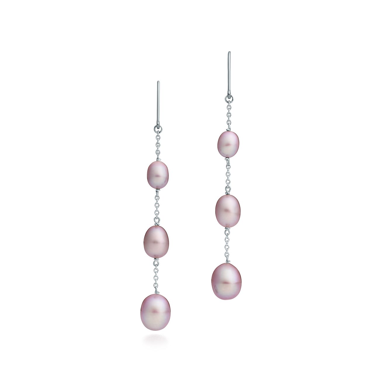 tiffany elsa peretti pearls by the yard drop earrings