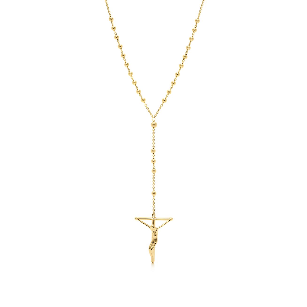Elsa Peretti® rosary in 18k gold. | Tiffany & Co.