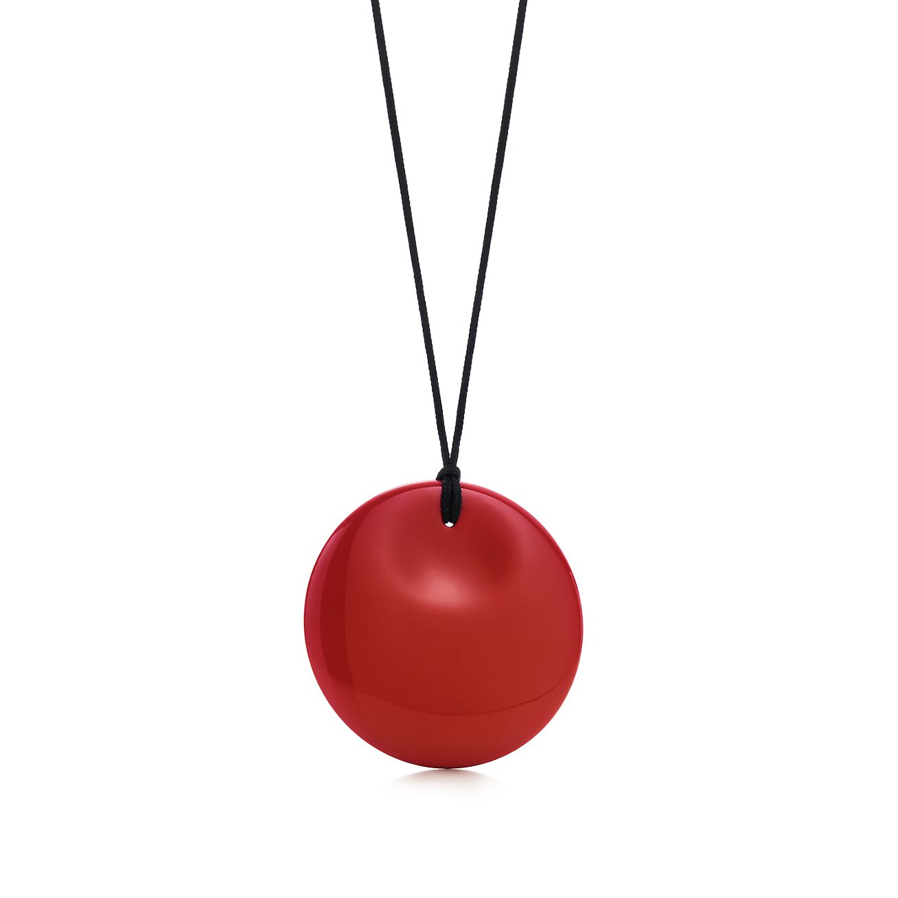 tiffany red necklace