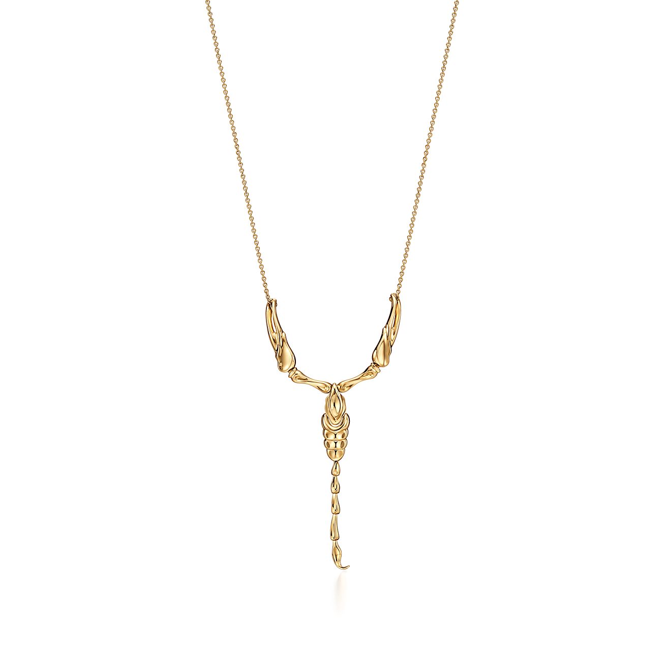 Elsa Peretti® Scorpion Pendant in Yellow Gold | Tiffany & Co. CA