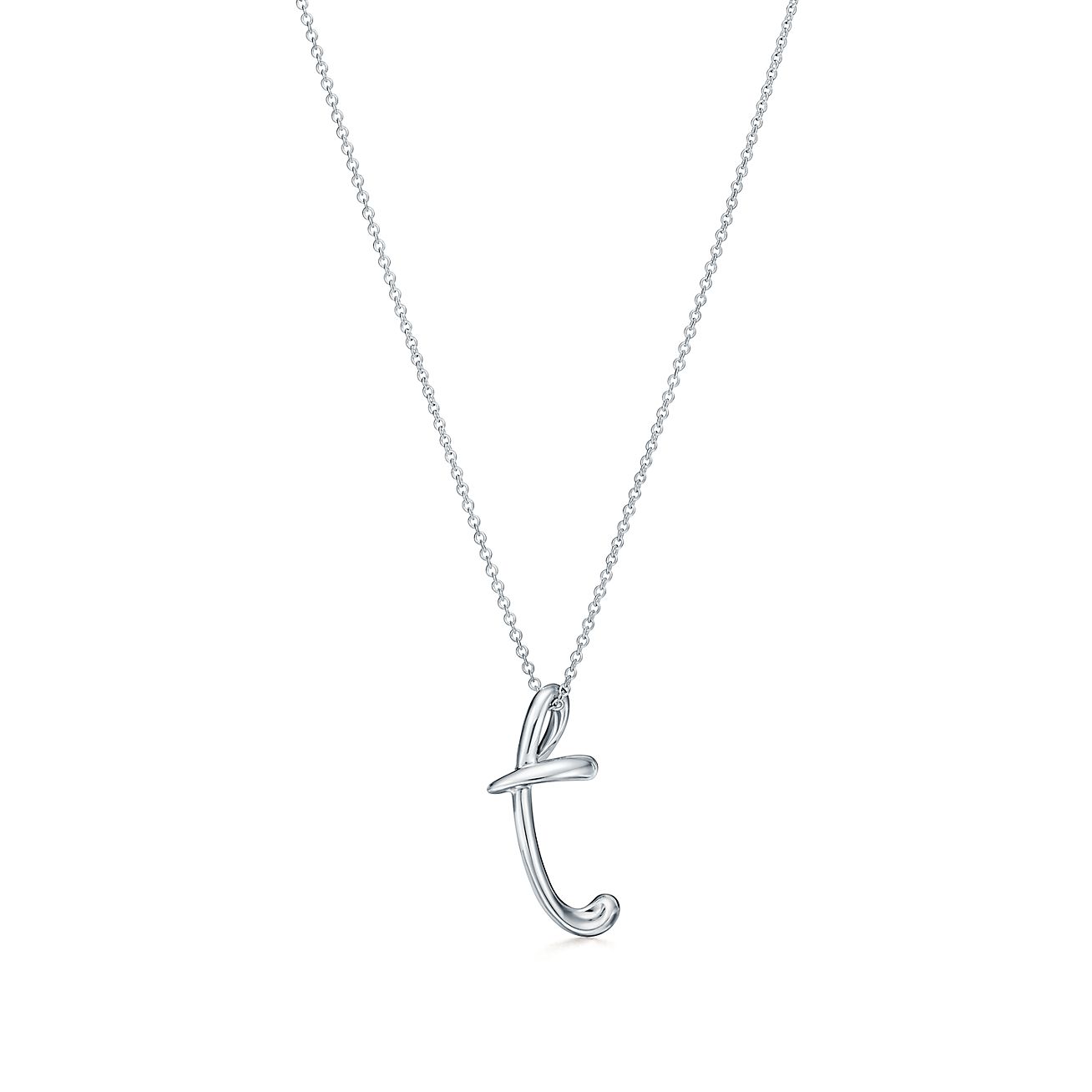 【Tiffany & Co】Elsa Peretti Alphabet Letter ペンダント Tiffany & Co. Sterling Silver Elsa Peretti Alphabet letter