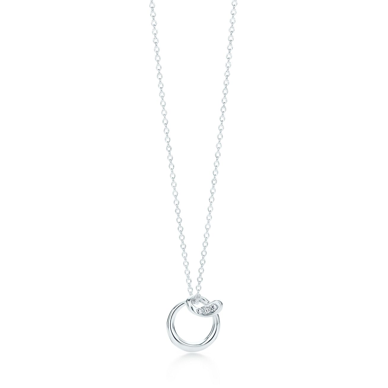 Elsa Peretti™ Small Alphabet Pendant in Sterling Silver with
