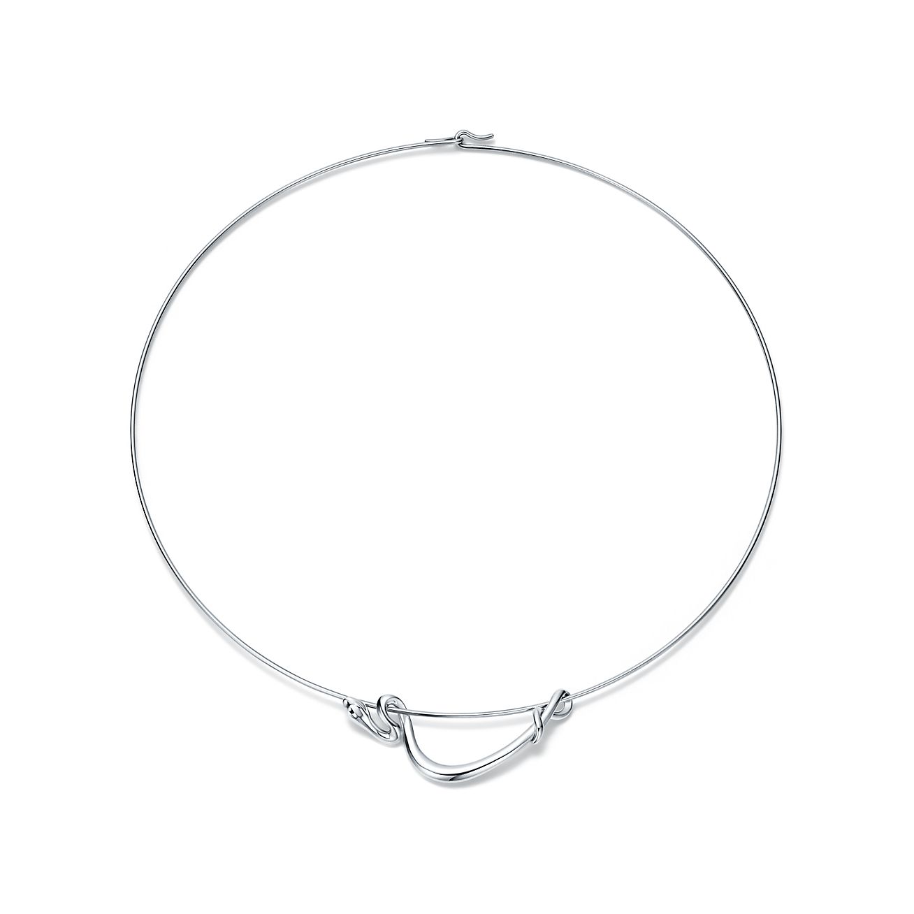 Elsa Peretti® Snake wire necklace in 