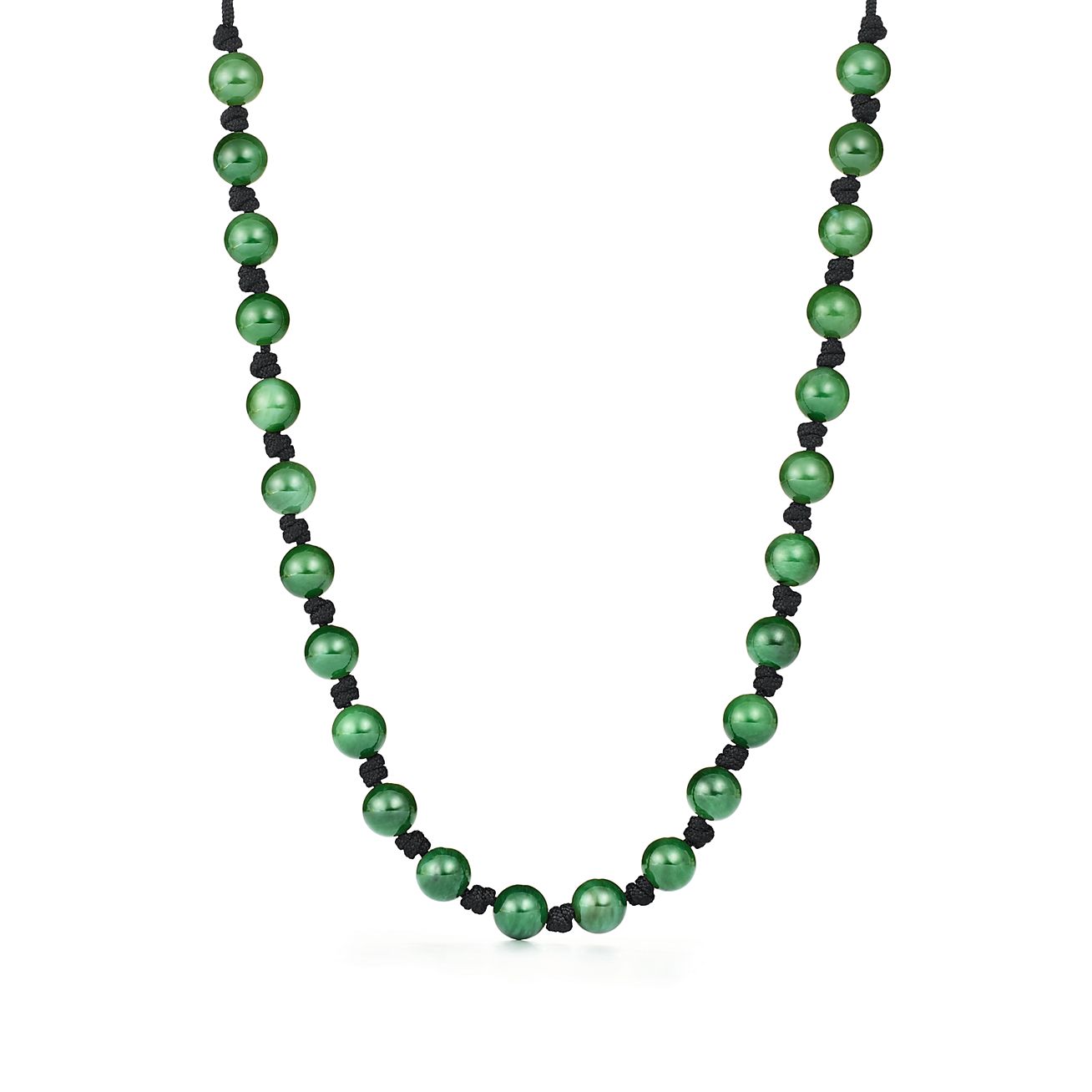 Elsa Peretti® Sphere necklace in green 