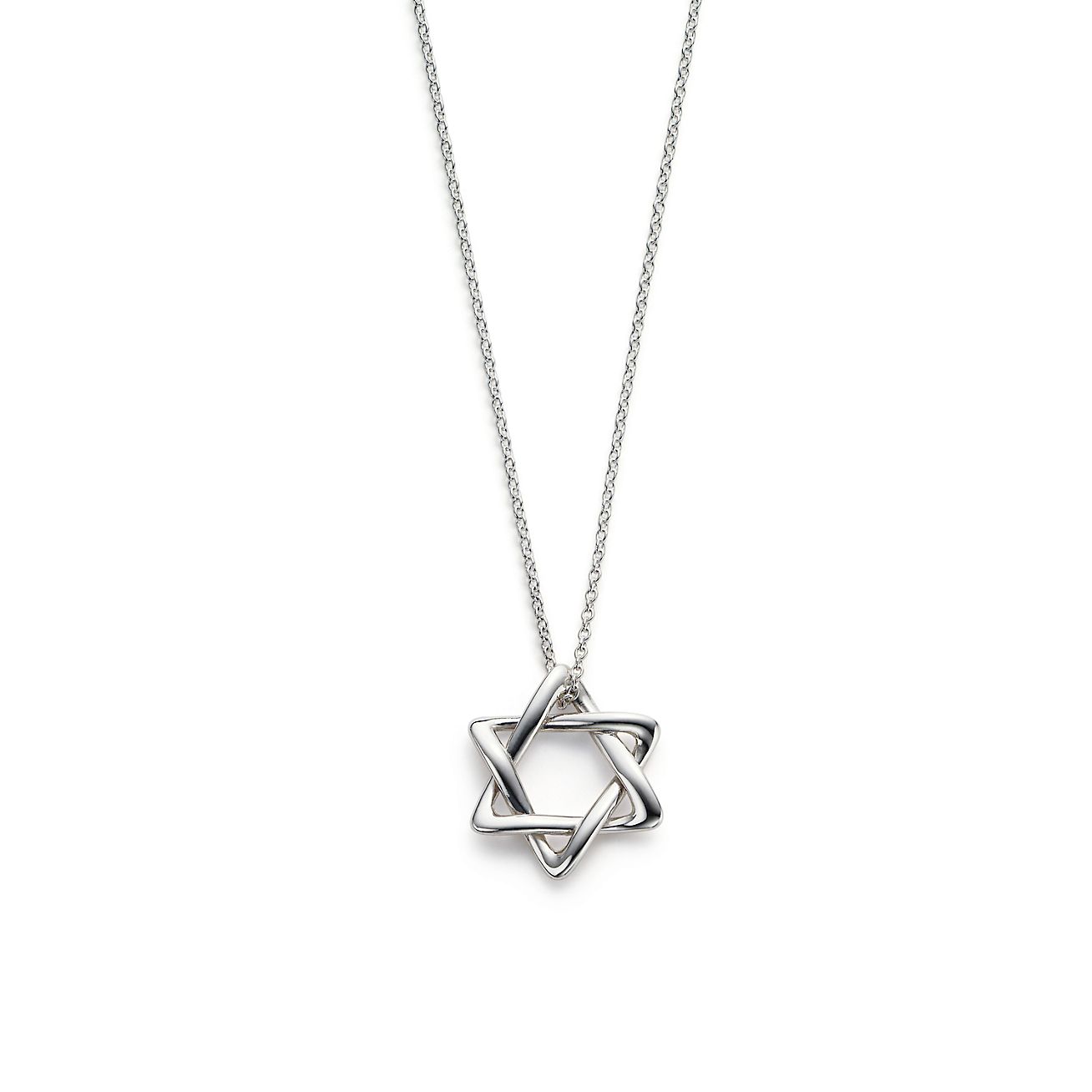 tiffany jewish star necklace