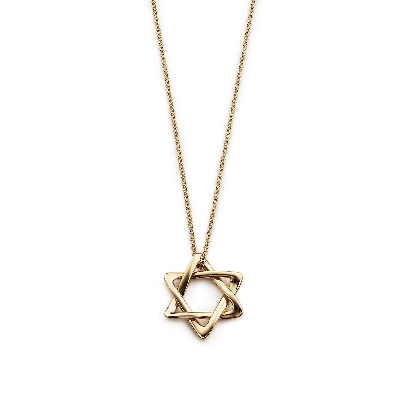 14k Gold Star of David Pendant - Shield of David | Holysands