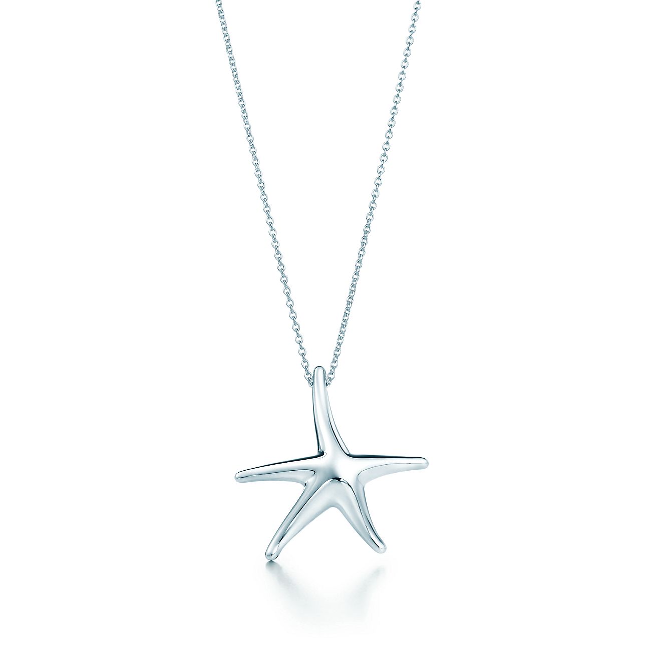 Elsa Peretti® Starfish pendant in sterling silver, 28 mm.