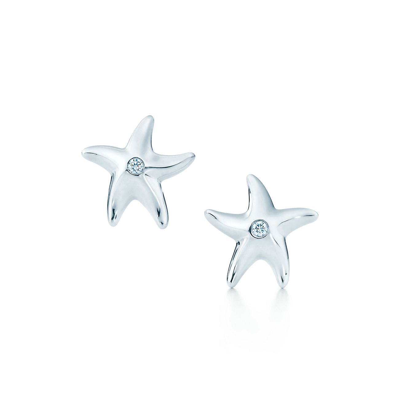 Elsa Peretti® Starfish earrings with 