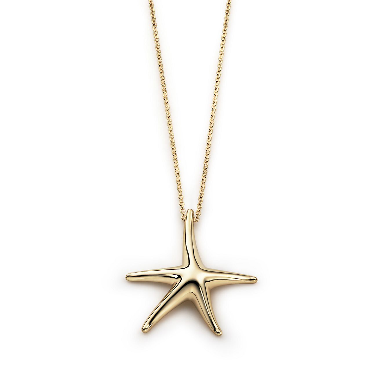 tiffany starfish necklace with diamond