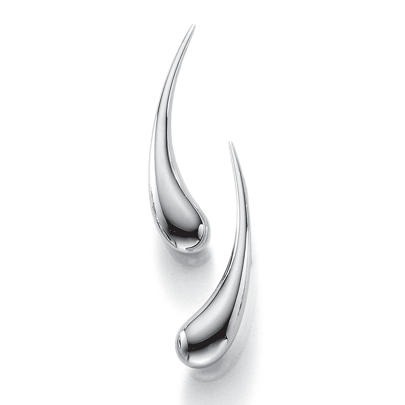 Elsa Peretti® Teardrop Earrings In Sterling Silver. | Tiffany & Co. US