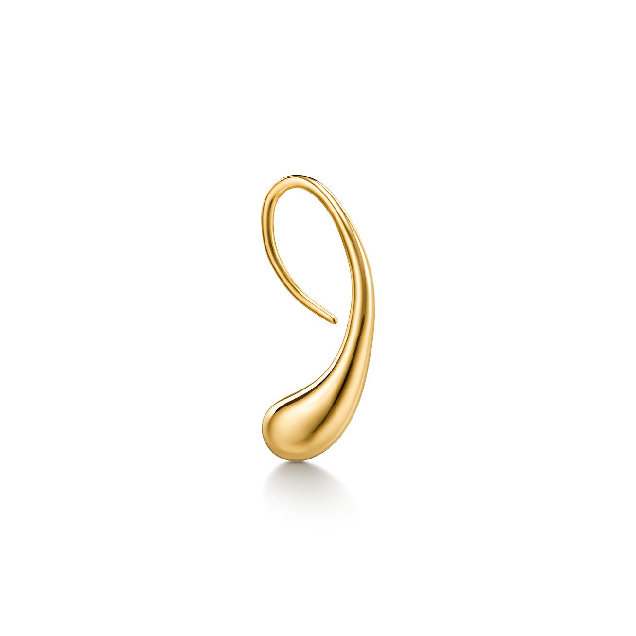 【Tiffany & Co.】Elsa Peretti Teardrop Earrings 海外限定 Tiffany & Co. Elsa Peretti Spain 18k Gold Teardrop Hoop