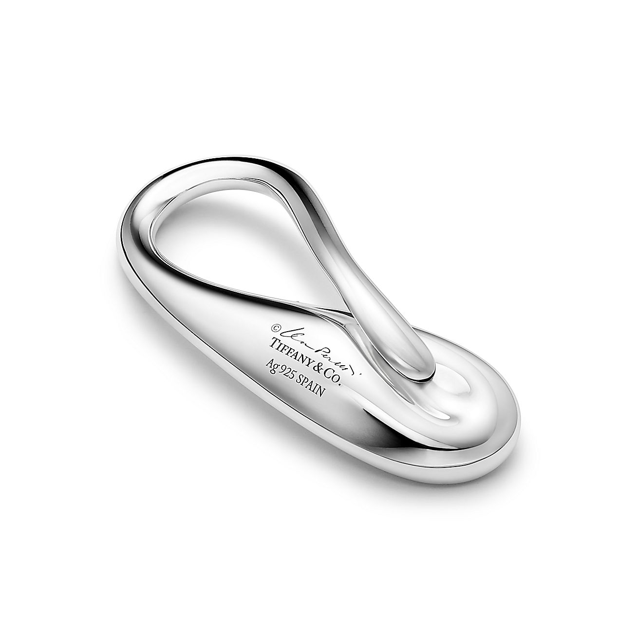 Elsa Peretti® Teardrop Keyring in Sterling Silver | Tiffany & Co. UK