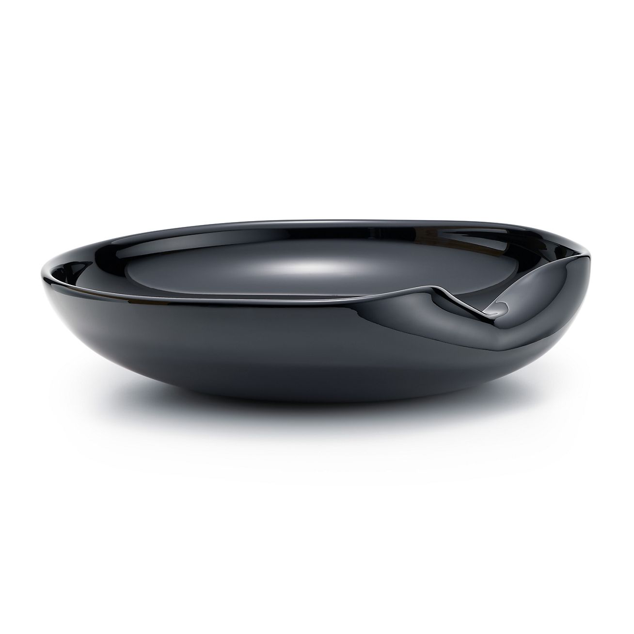 Elsa Peretti® Thumbprint dish in black 