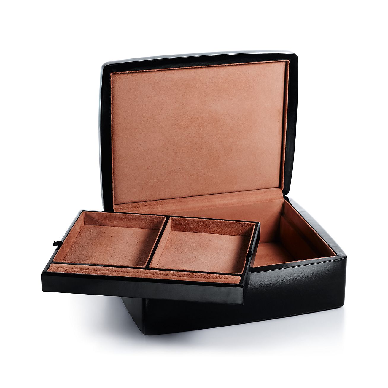 tiffany leather jewellery box