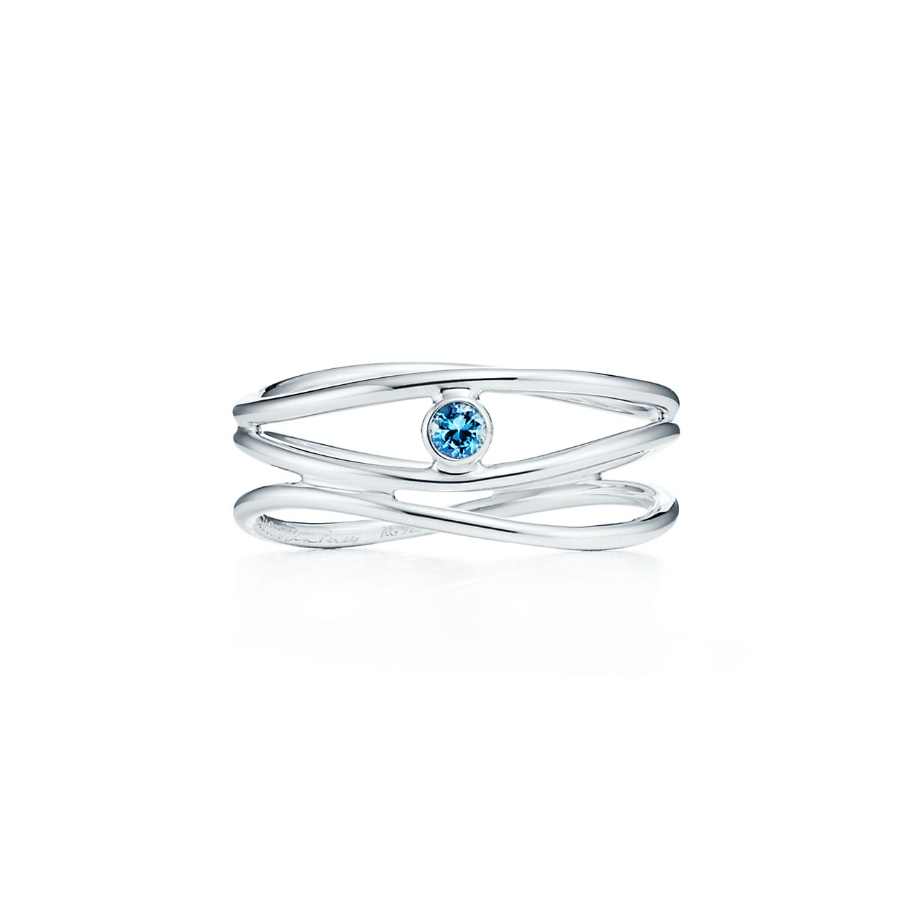 tiffany ring aquamarine