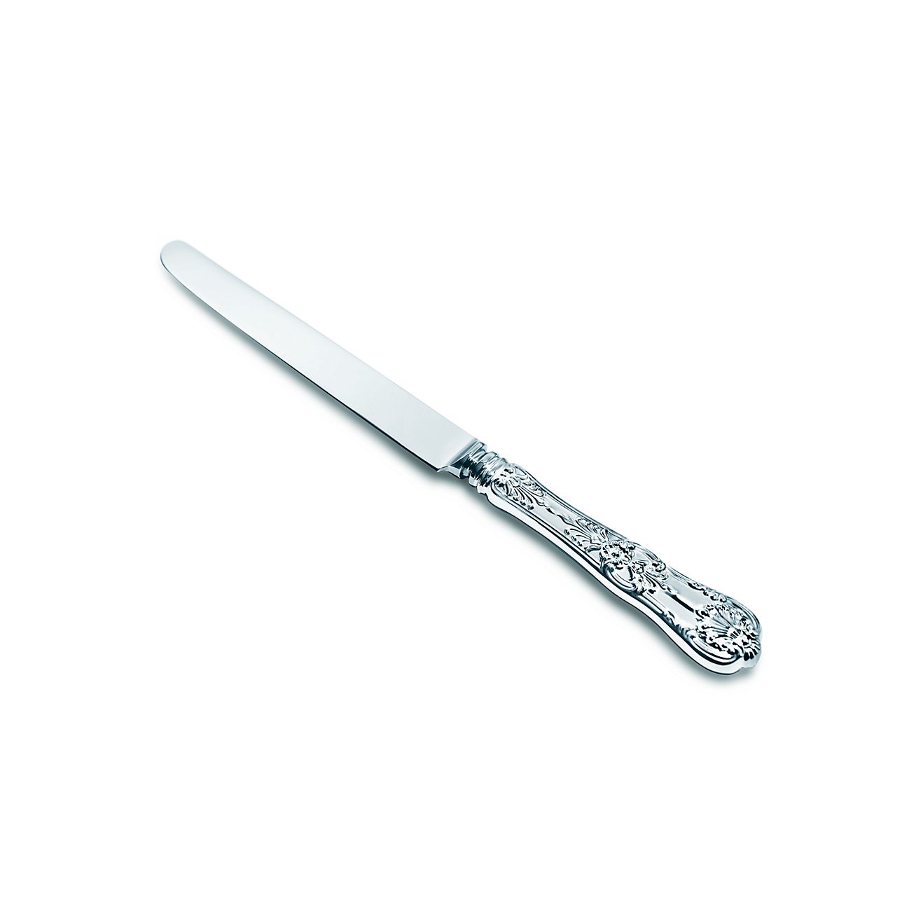English King dinner knife in sterling silver. | Tiffany & Co.