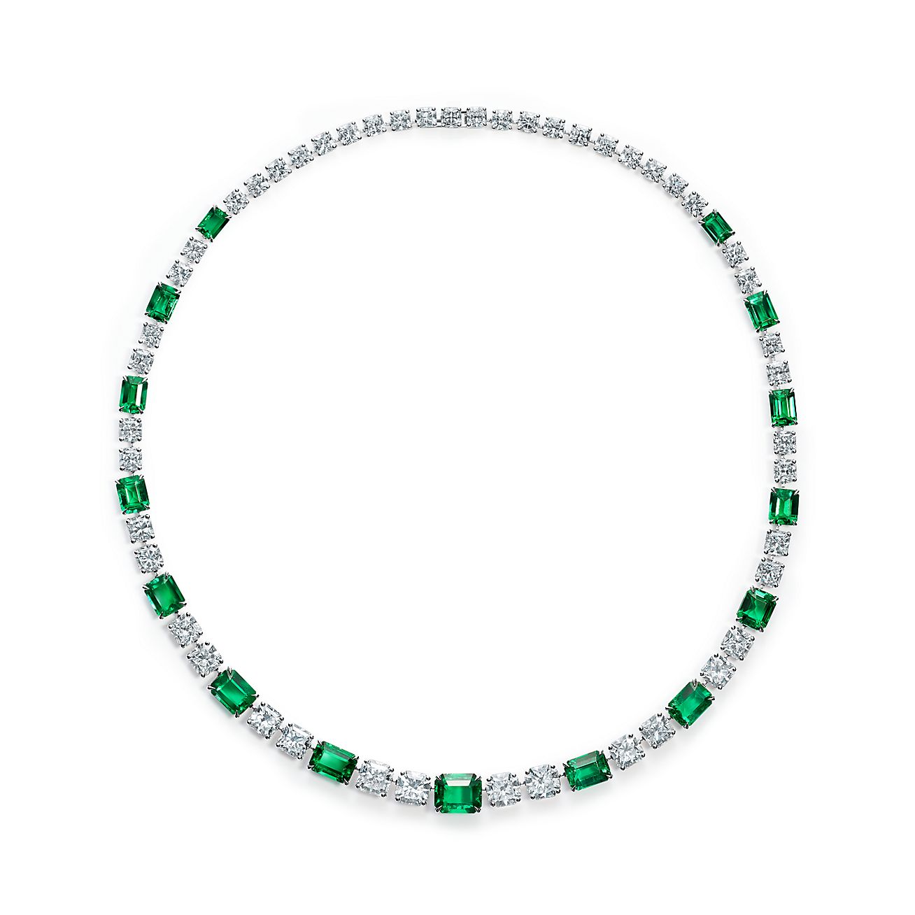 tiffany and co emerald necklace