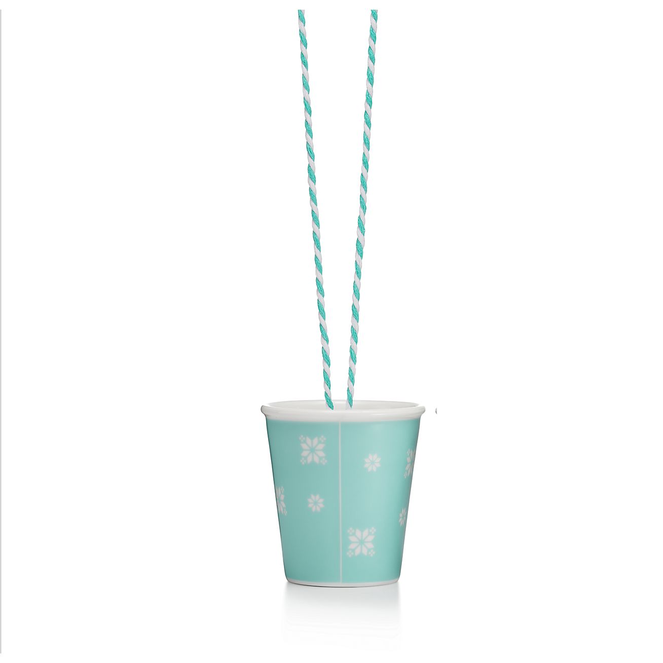 Everyday Objects Paper Cup Ornament in Bone China