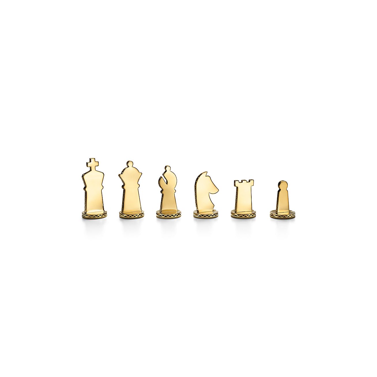 Everyday Objects sterling silver and 24k gold vermeil chess set