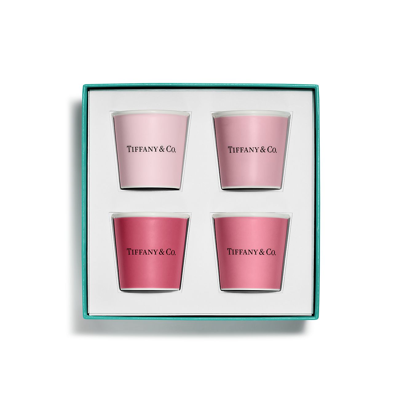 Everyday Objects Tiffany Espresso Cups in Bone China, Set of Four