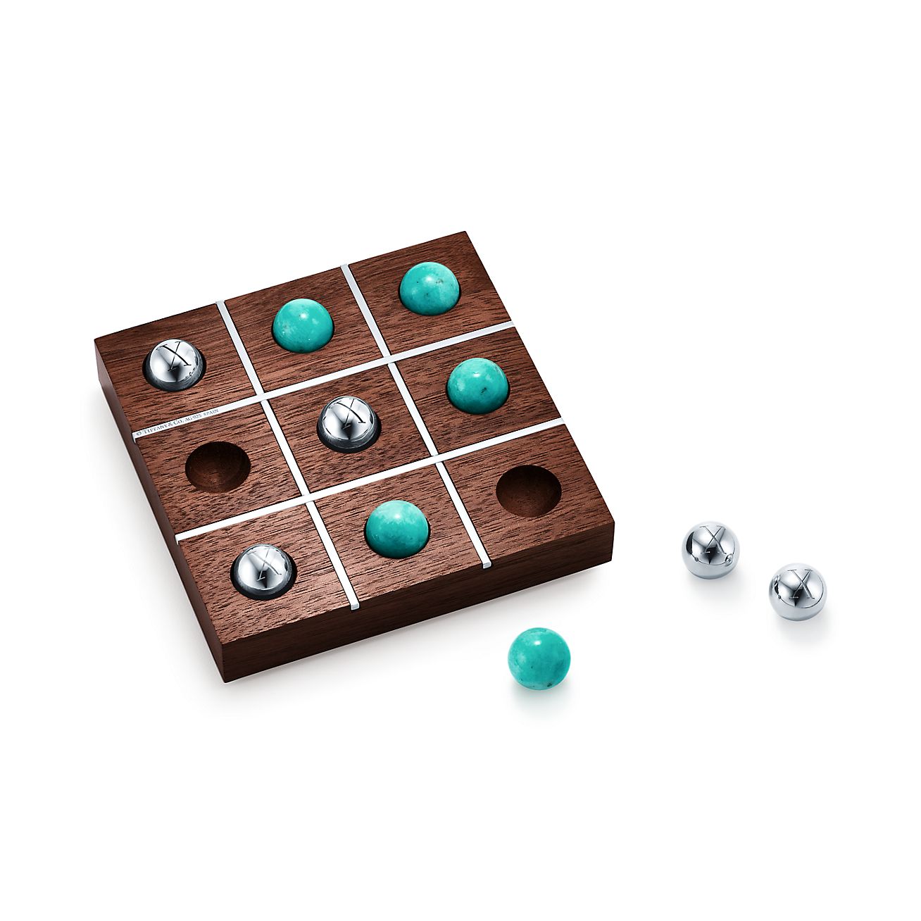 Shop Everyday Objects Walnut Tic-Tac-Toe Set