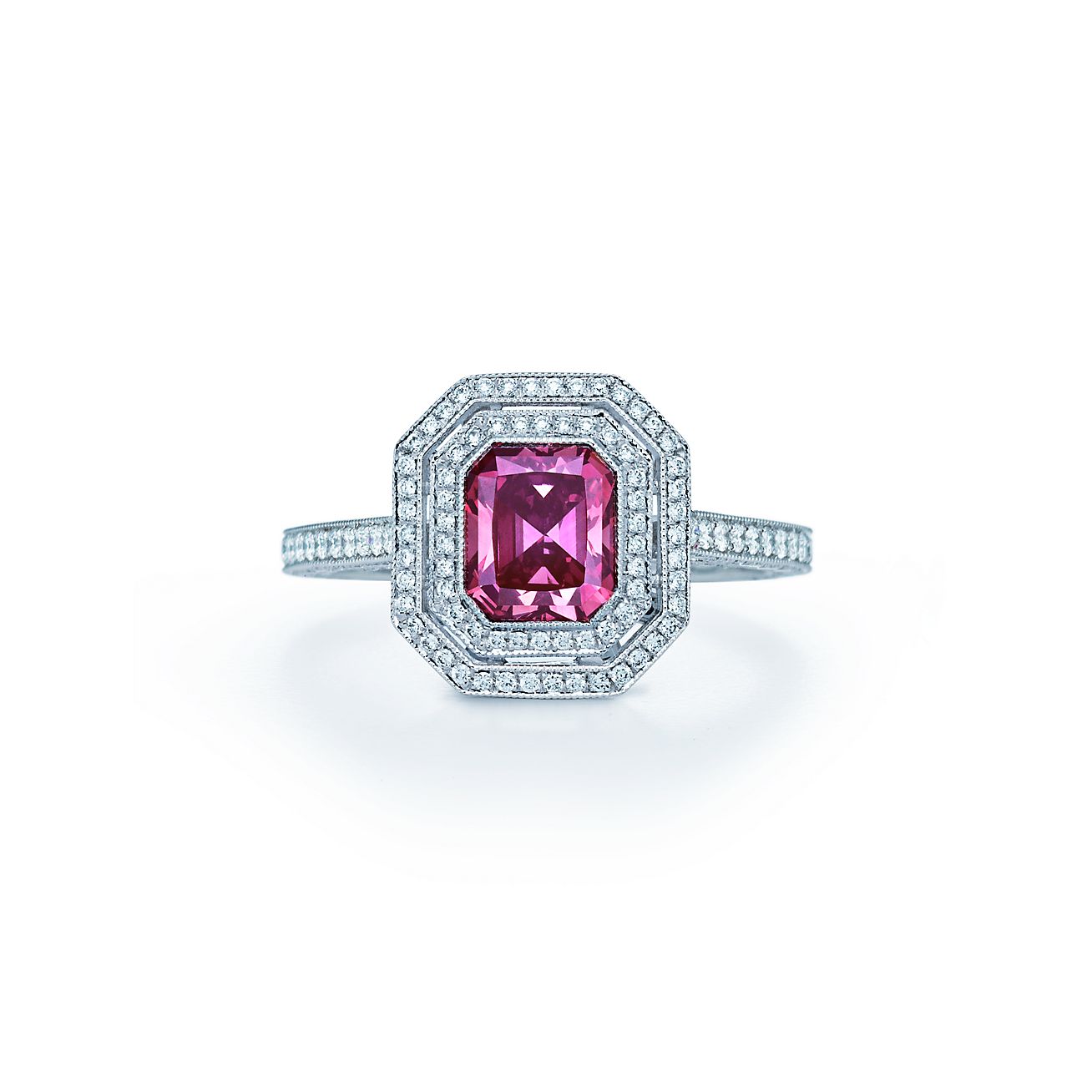 tiffany's pink diamond ring