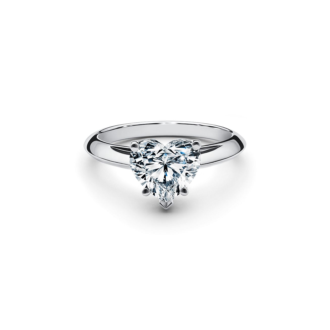 Heart-Shaped Diamond Engagement Ring 