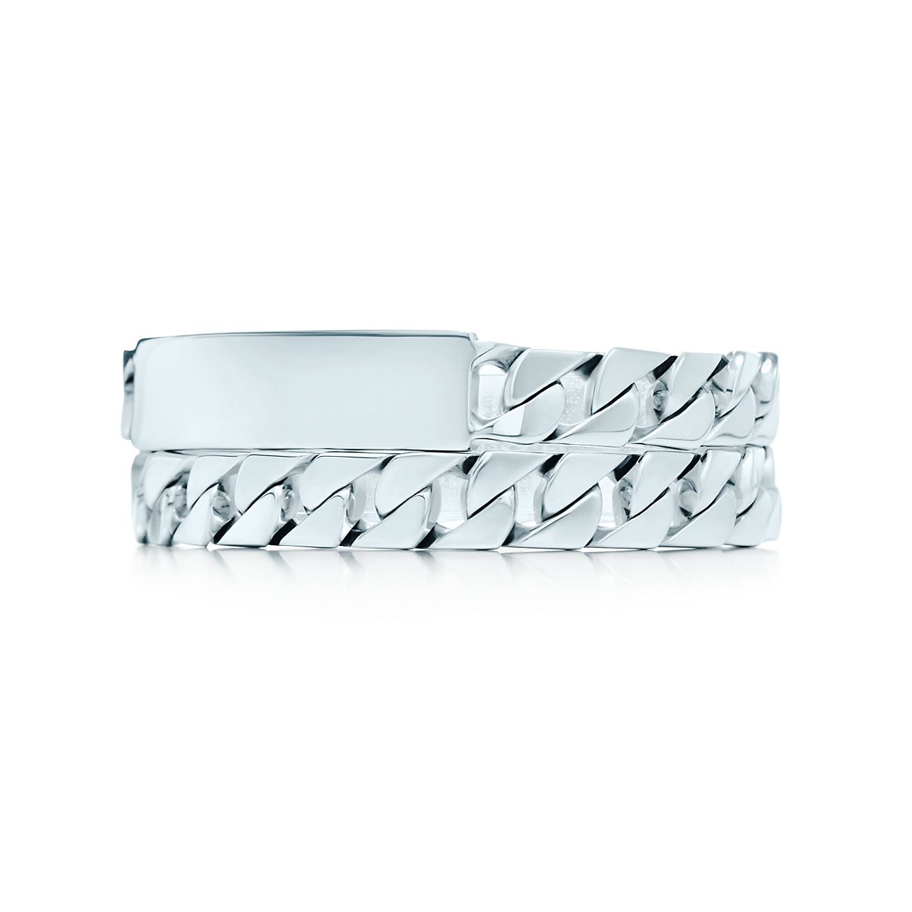 tiffany silver id bracelet