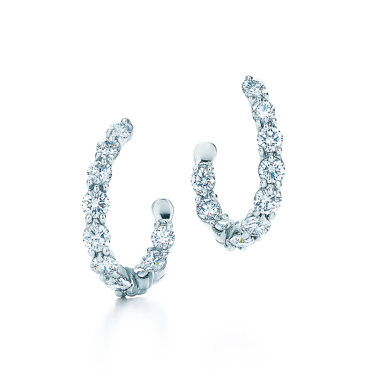 Diamond Inside Out Hoop Earrings Tiffany Co