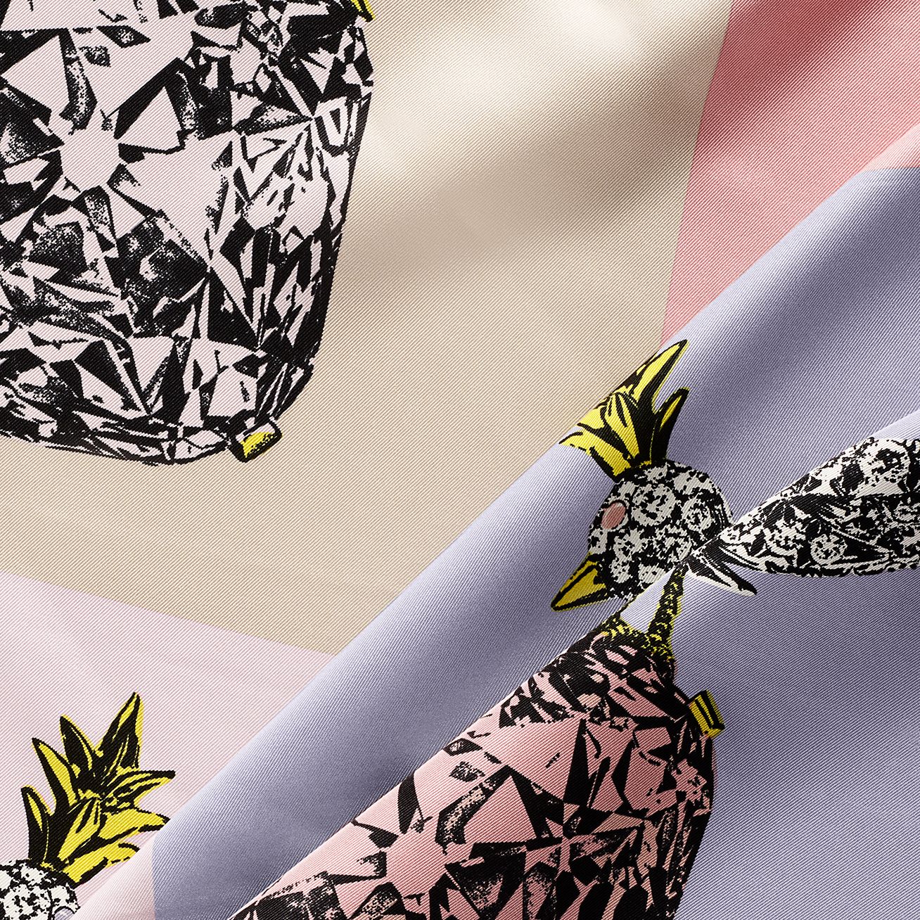 Jean Schlumberger by Tiffany Bird on a Rock Square Scarf