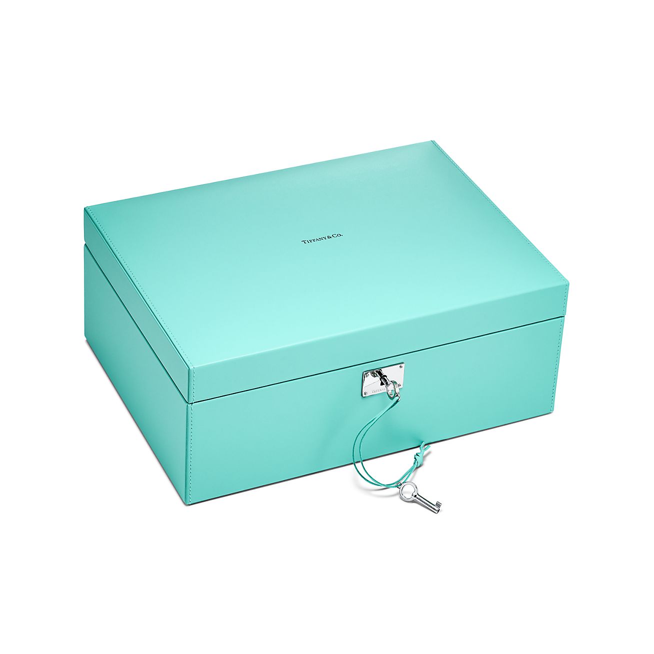 Large jewellery box in Tiffany Blue 