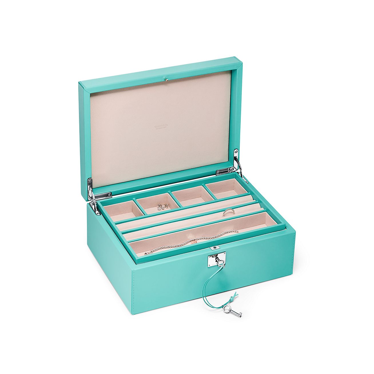 Large jewelry box in Tiffany Blue 