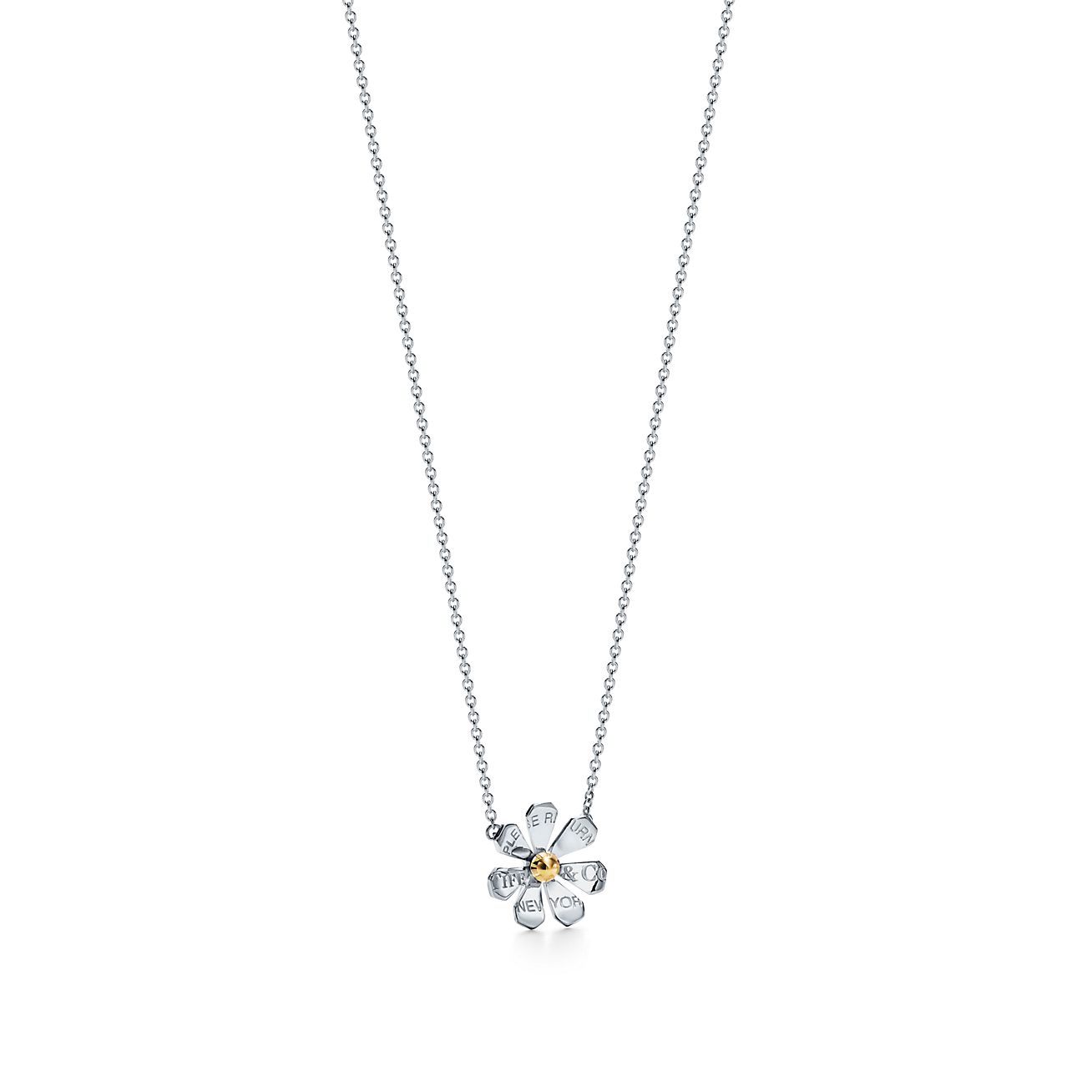 リターン トゥ ティファニー Love Bugs デイジー ペンダント スターリングシルバー 18k ゴールド Tiffany Co