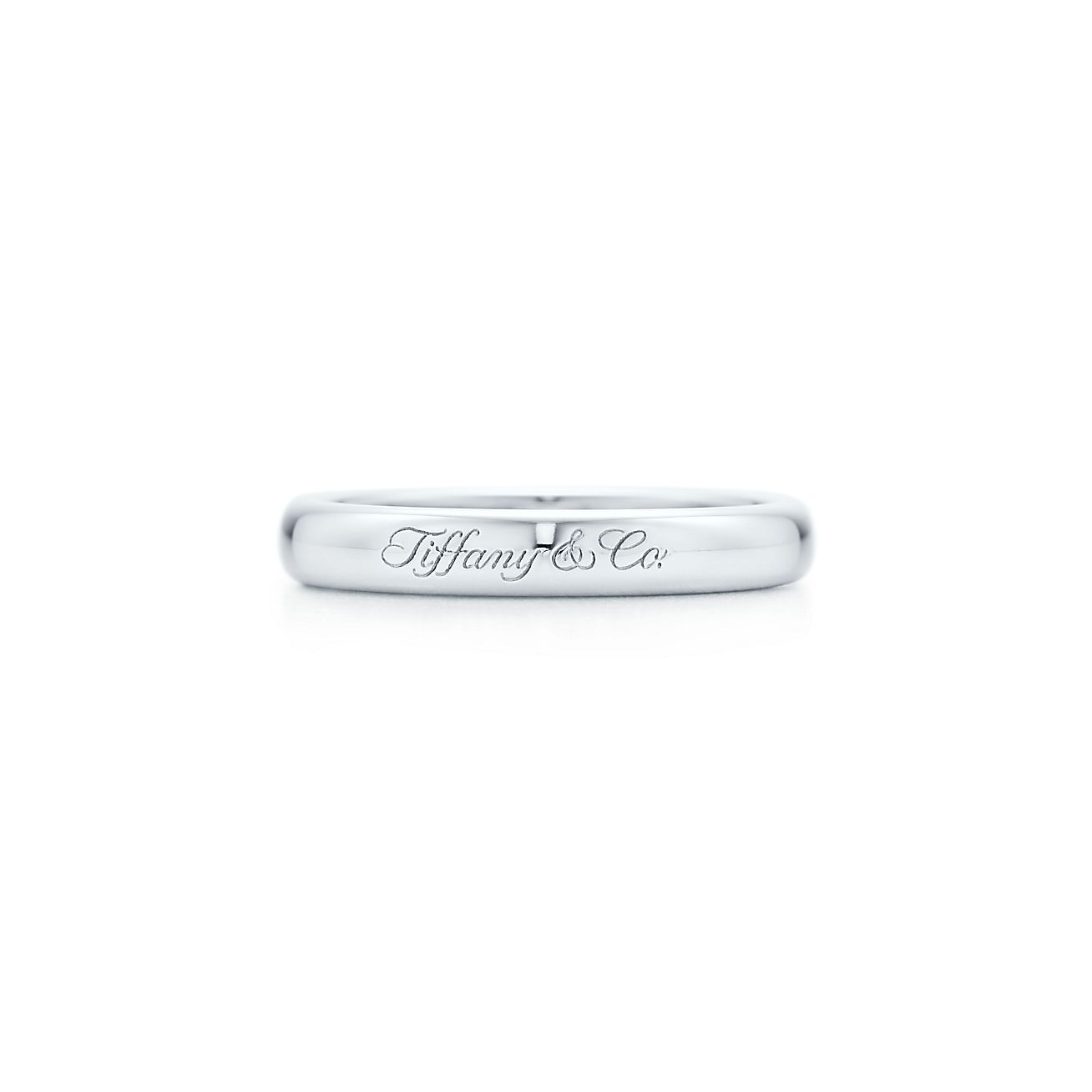 Lucida Bandring Aus Platin Mit Der Gravur Tiffany Co 3 Mm Breit Tiffany Co