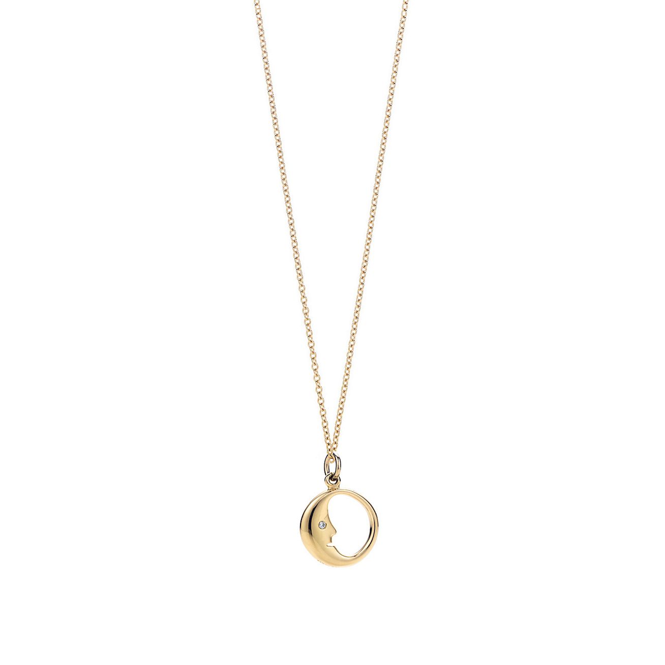 tiffany and co moon necklace