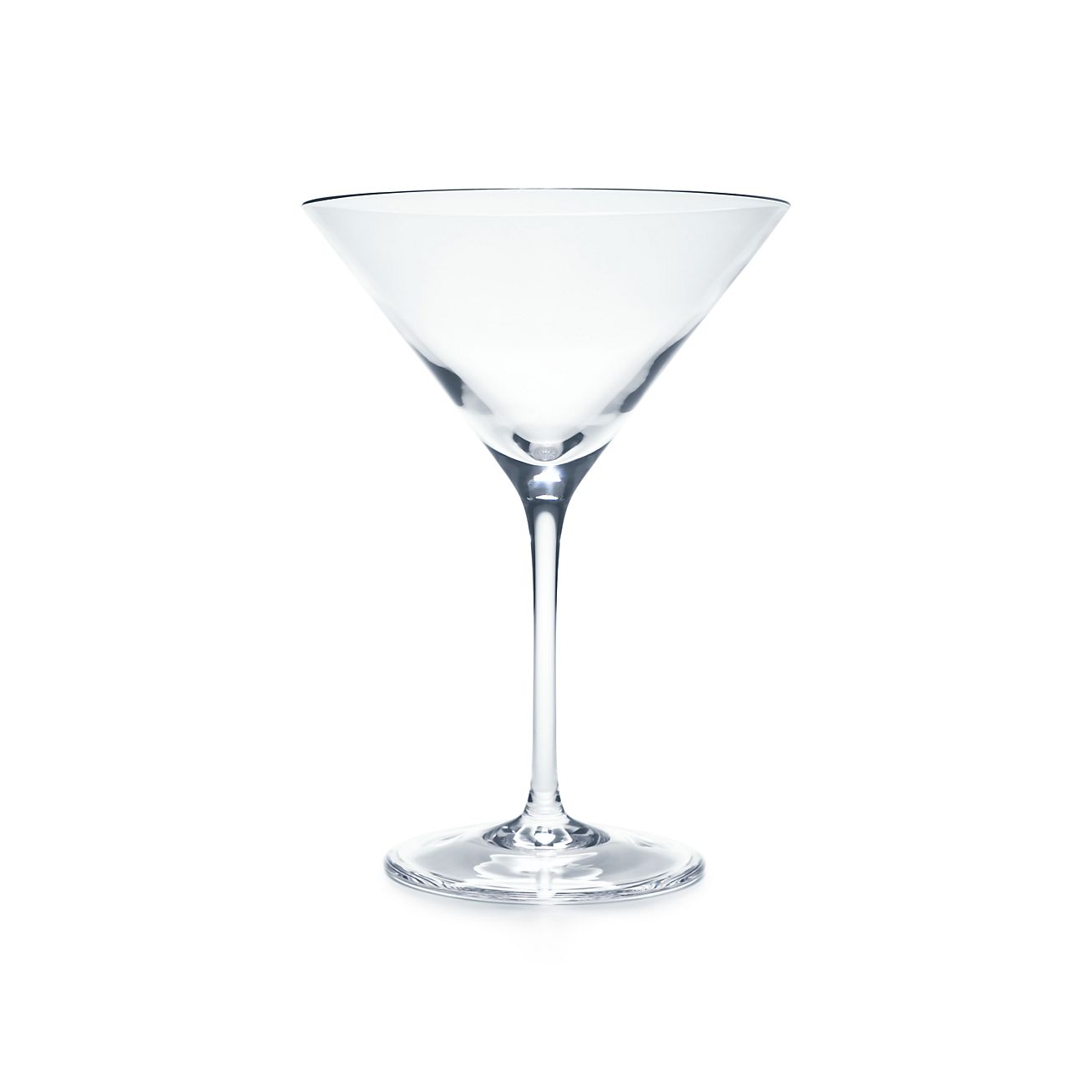 Martini glass in handmade, mouth-blown 