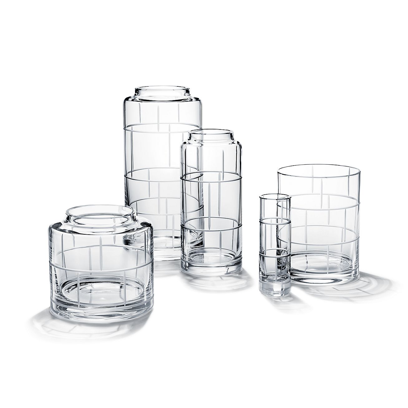 独創的 新作 ティファニー Modern Bamboo クリスタルガラス 花瓶 在庫有 Groomingmfb Com