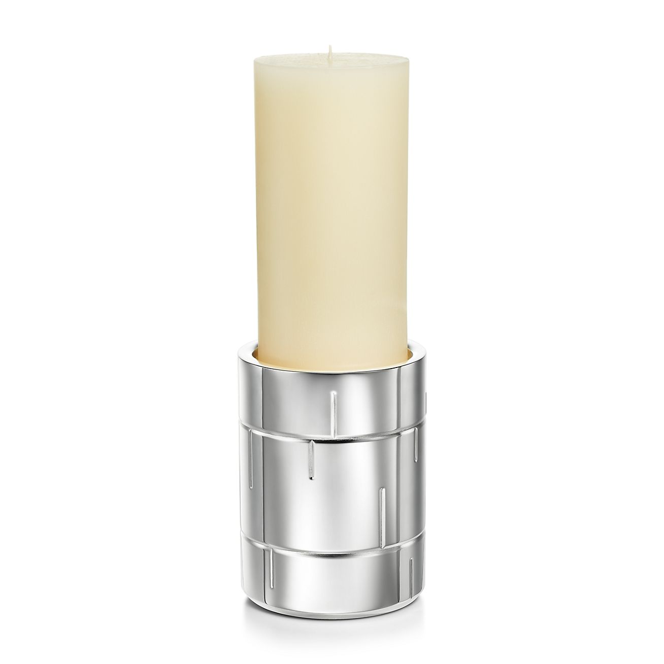 Modern Bamboo Pillar Candleholder
