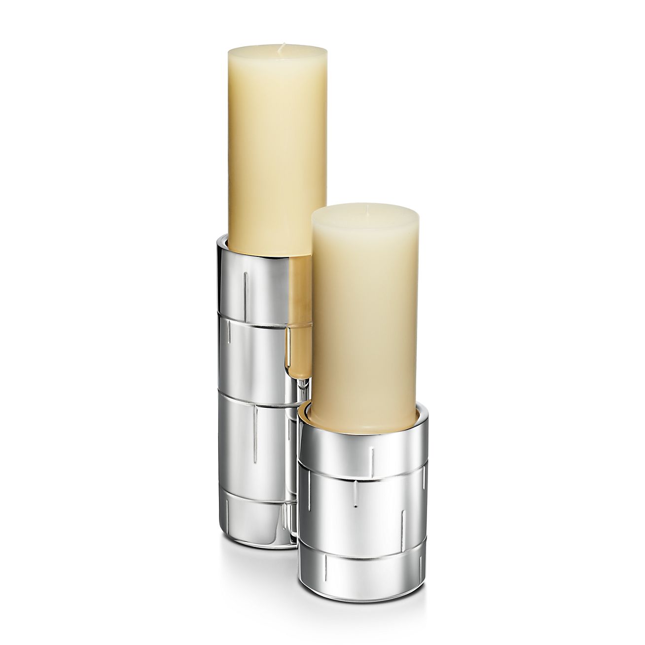 Modern Bamboo Pillar Candleholder