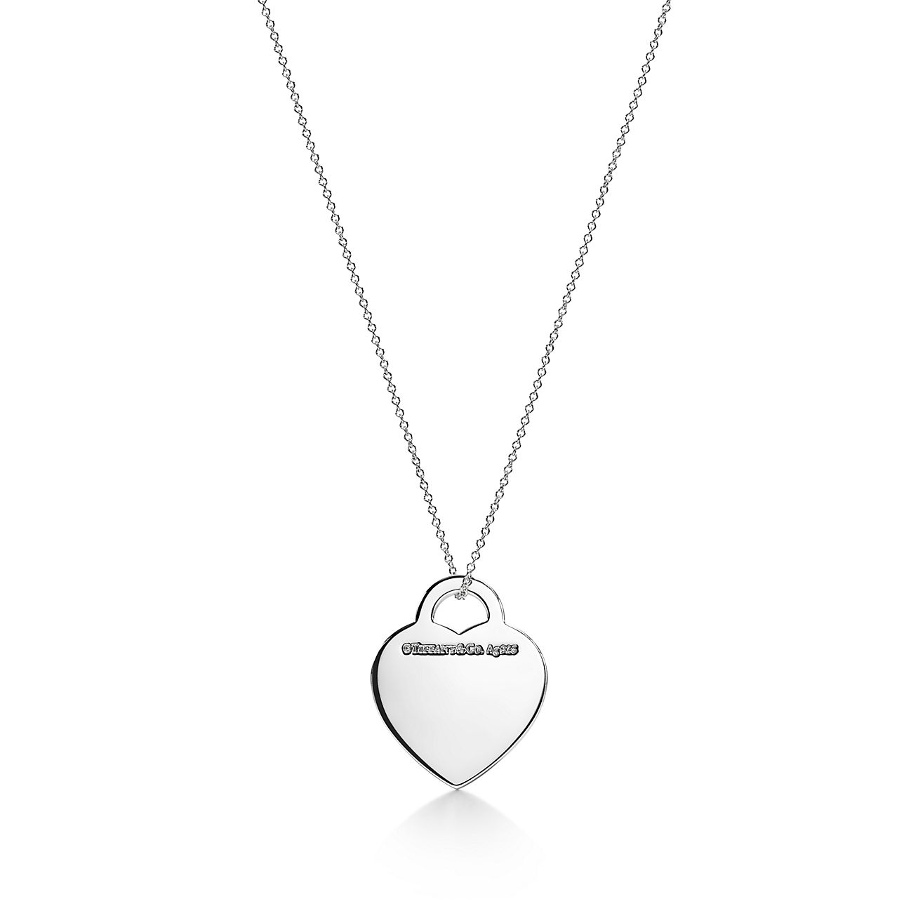 Tiffany mom clearance heart tag pendant