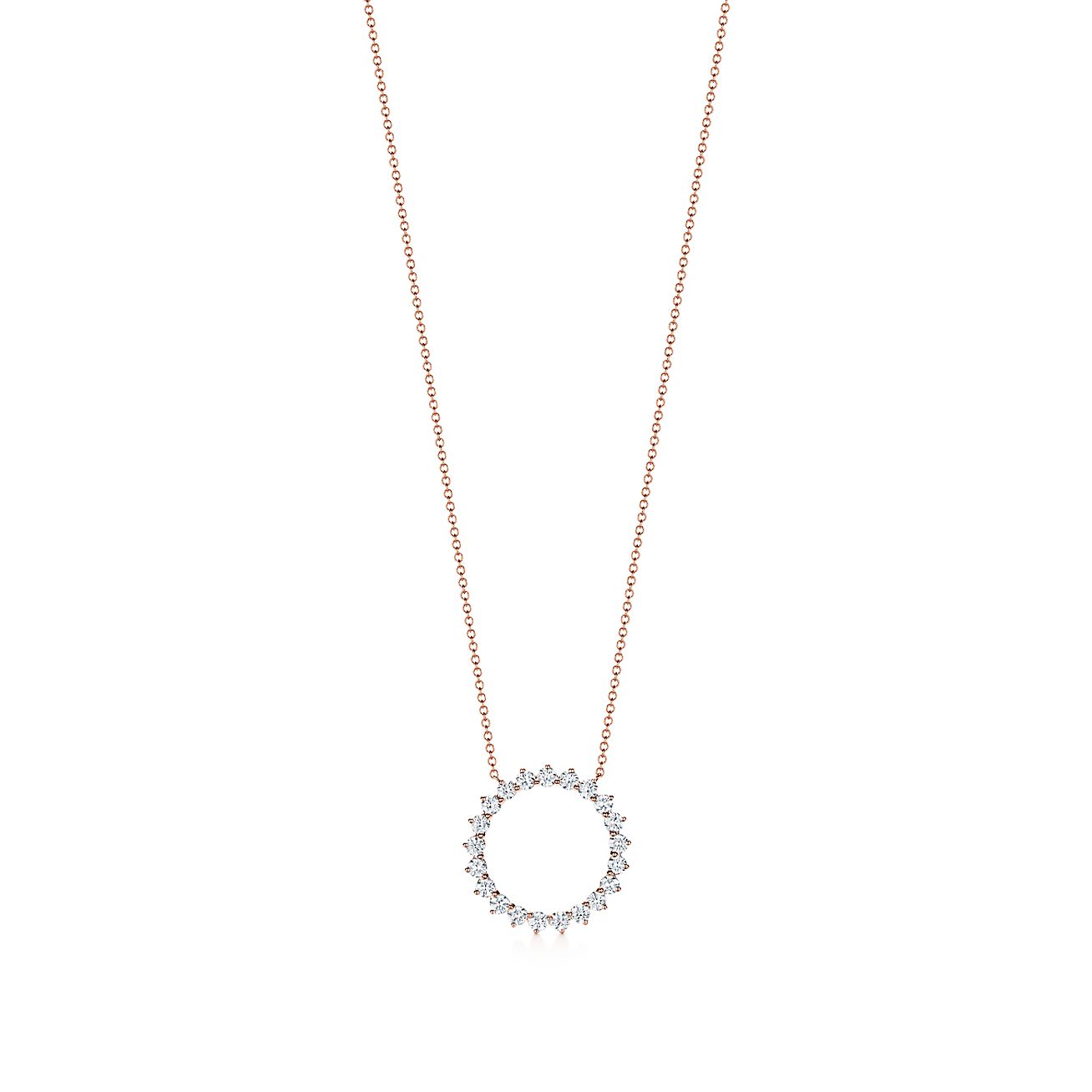circle pendant necklace tiffany and co