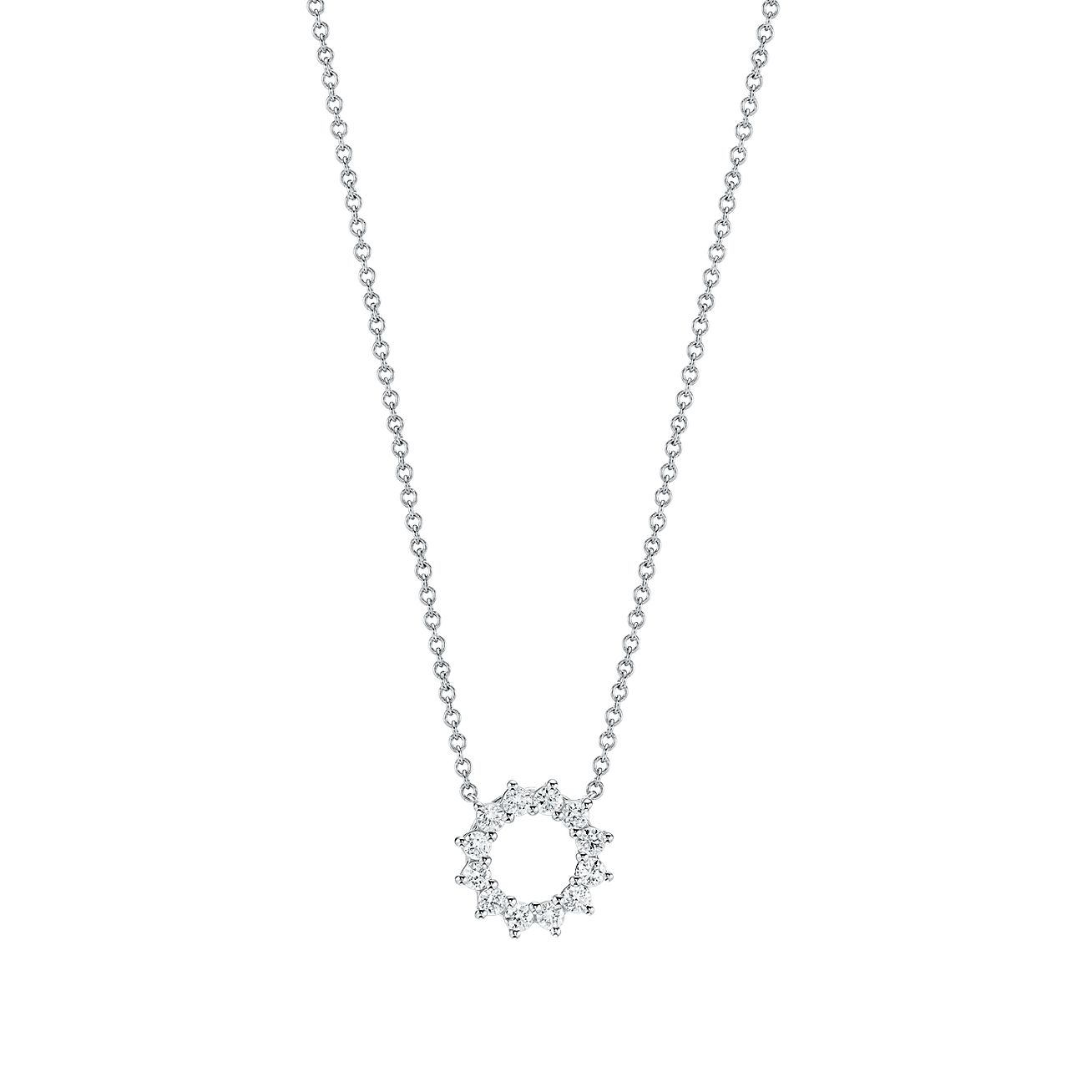 open circle pendant tiffany