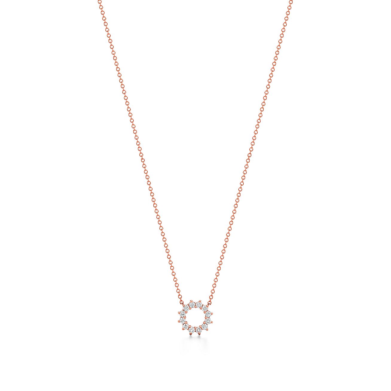 Tiffany & Co. 18K Diamond Tiffany 1837® Triple Interlocking Circle Pendant  - Rhodium-Plated 18K White Gold Pendant Necklace, Necklaces - TIF239980 |  The RealReal