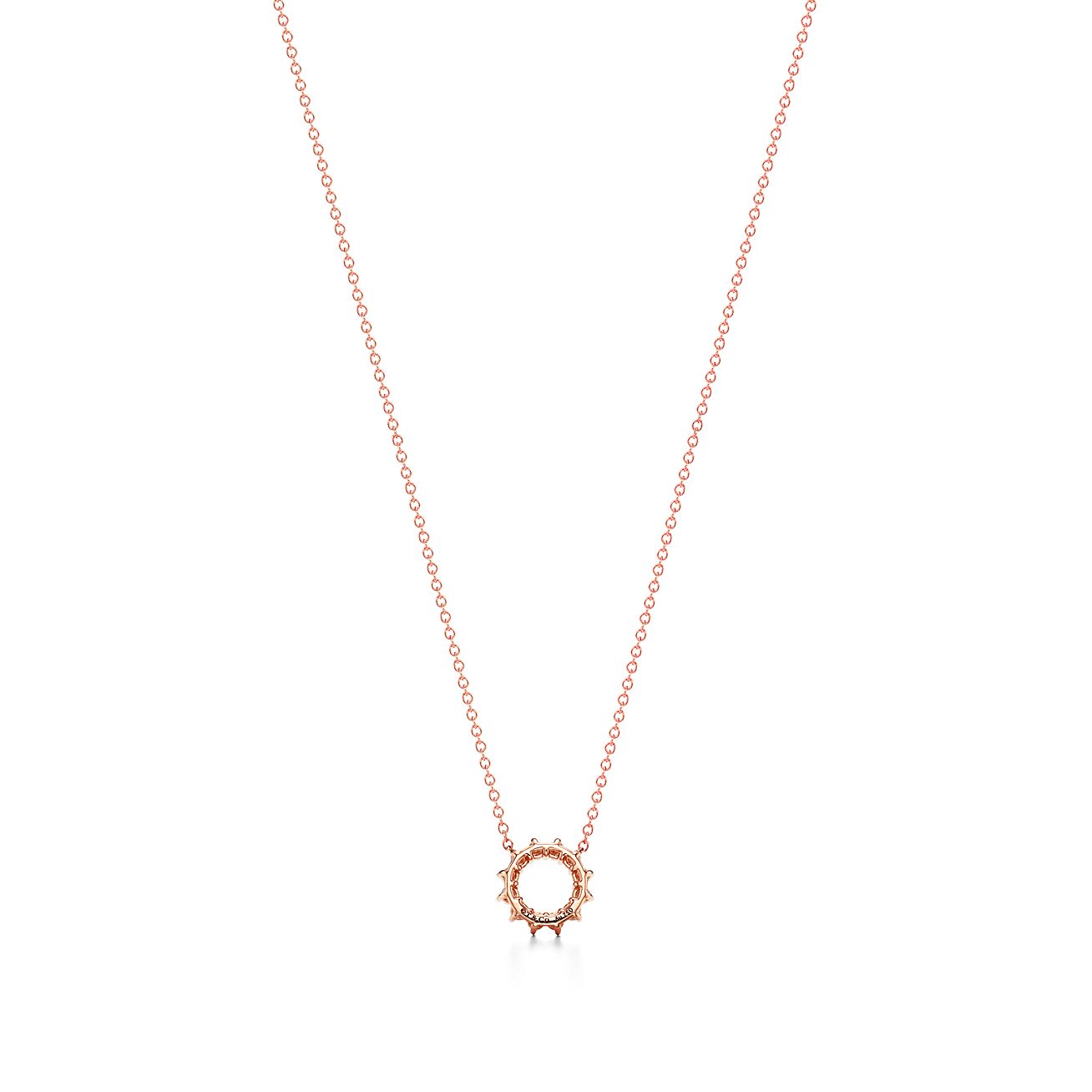 tiffany open circle pendant