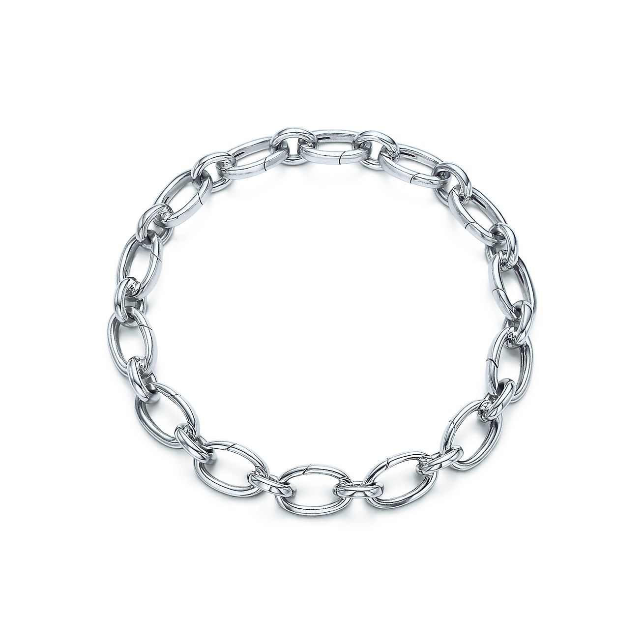 Oval Clasping Link Bracelet
