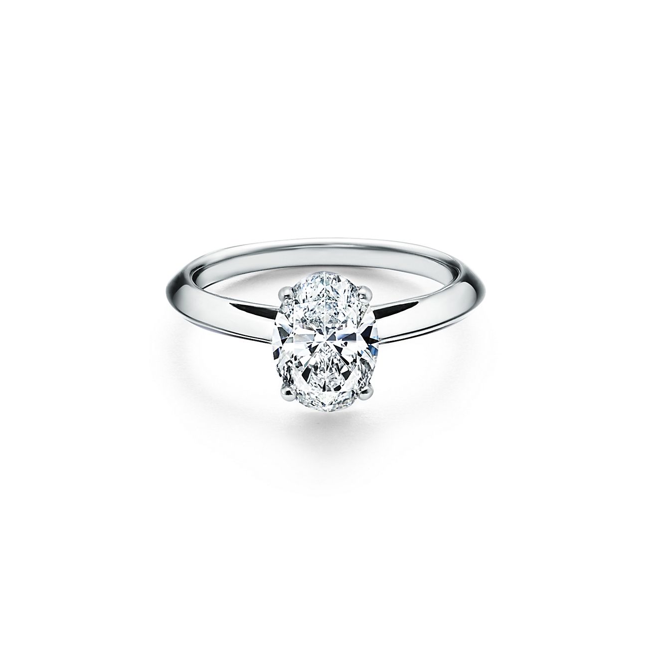 Emerald-cut Diamond Engagement Ring in Platinum