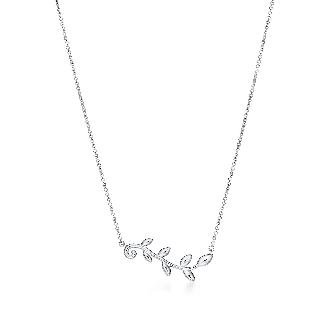 Paloma Picasso® Olive Leaf vine pendant in sterling silver.